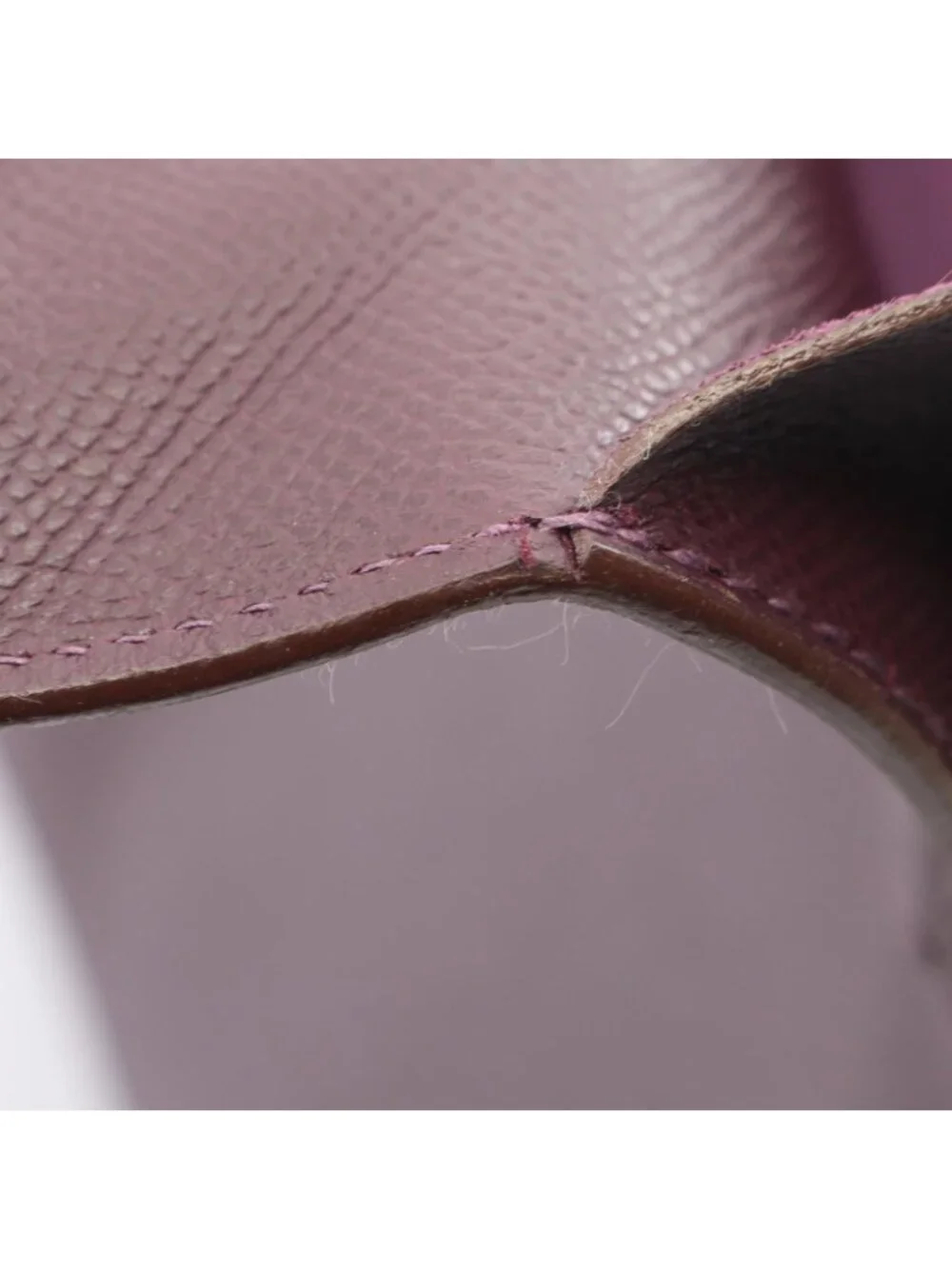 Hermes Briefcase Kelly Depeche 34 Violet Leather